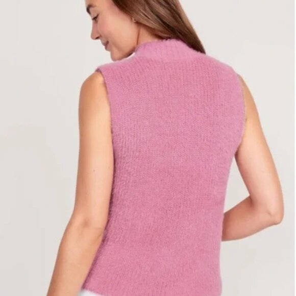 Old Navy Mock-Neck Eyelash Sweater for Women Rose Gold Color Size 3X - Picture 2 of 13